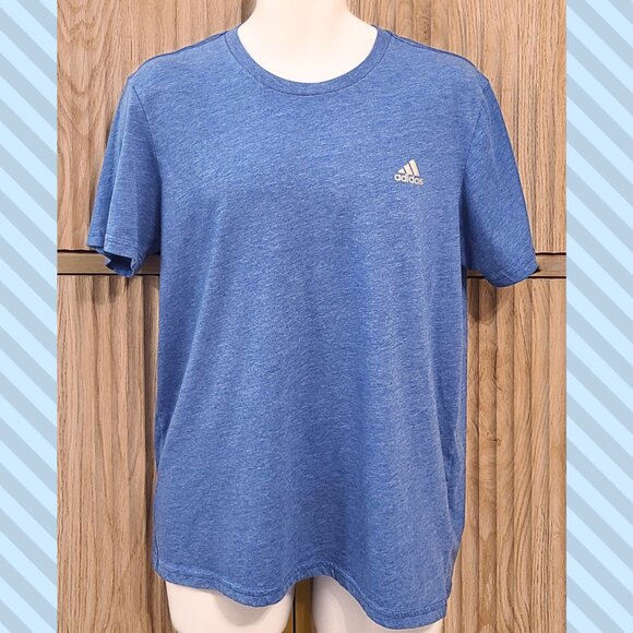 adidas Other - Adidas Large Men’s Performance Blue Heather Tee Shirt